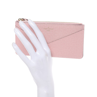 Louis Vuitton Calfskin Jeanne Wallet Zippered Insert Rose Ballerine 2 of 6