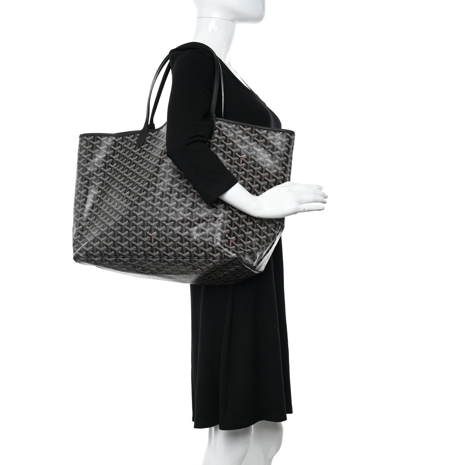 Goyard Goyardine Saint Louis GM Black 2 of 12