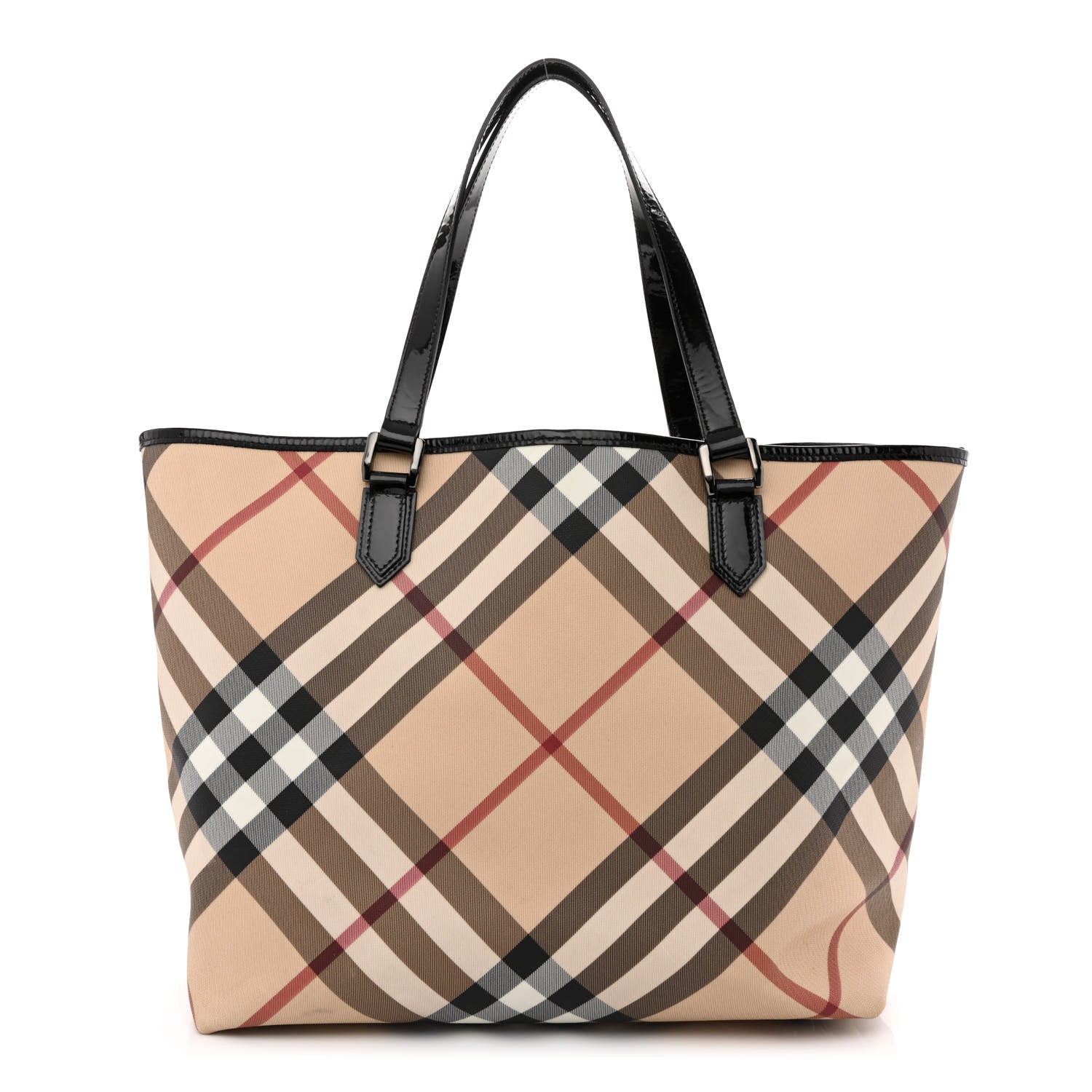 Burberry Nova Check Large Nickie Tote Black 3 of 14