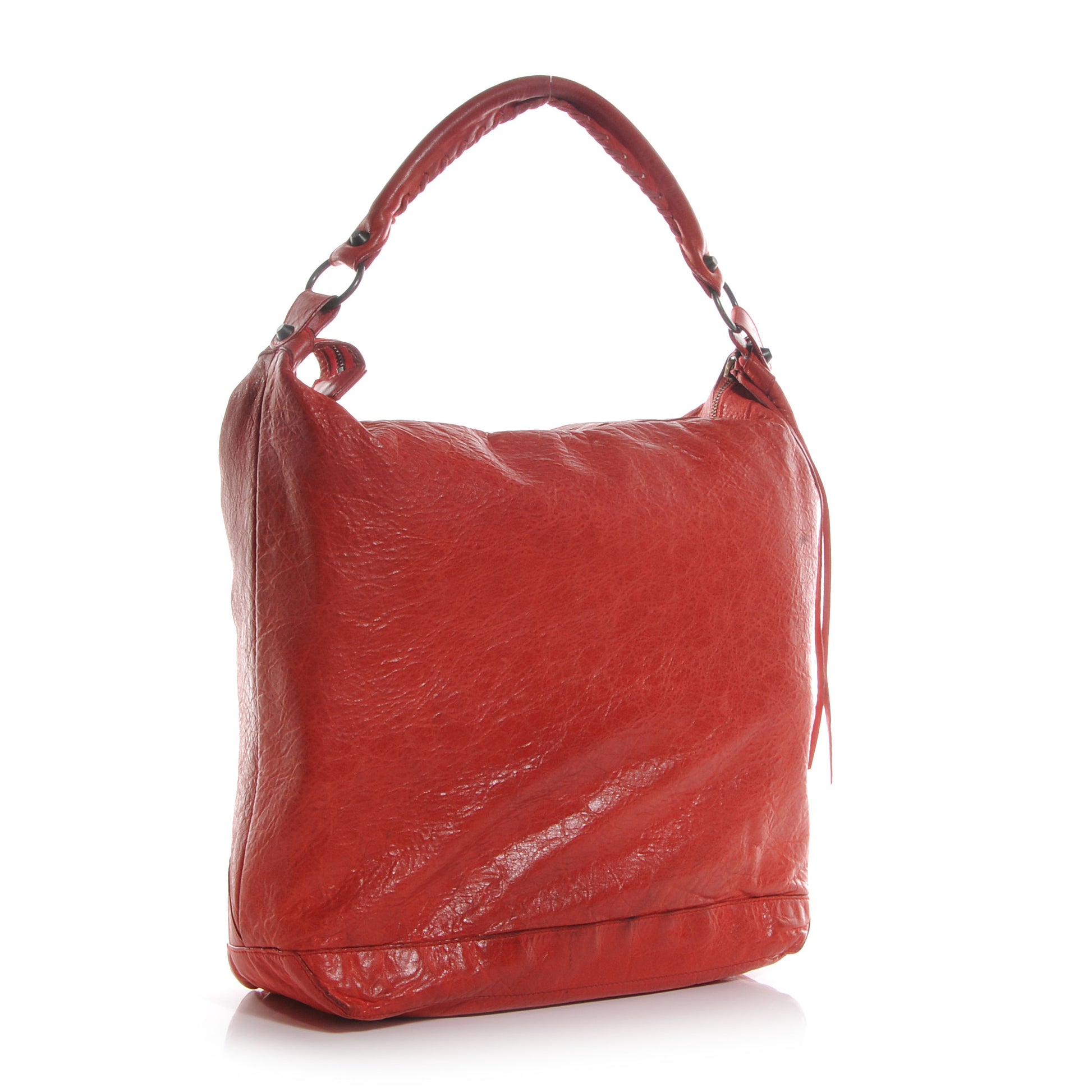 Balenciaga Agneau Day Hobo Vermillion 3 of 9