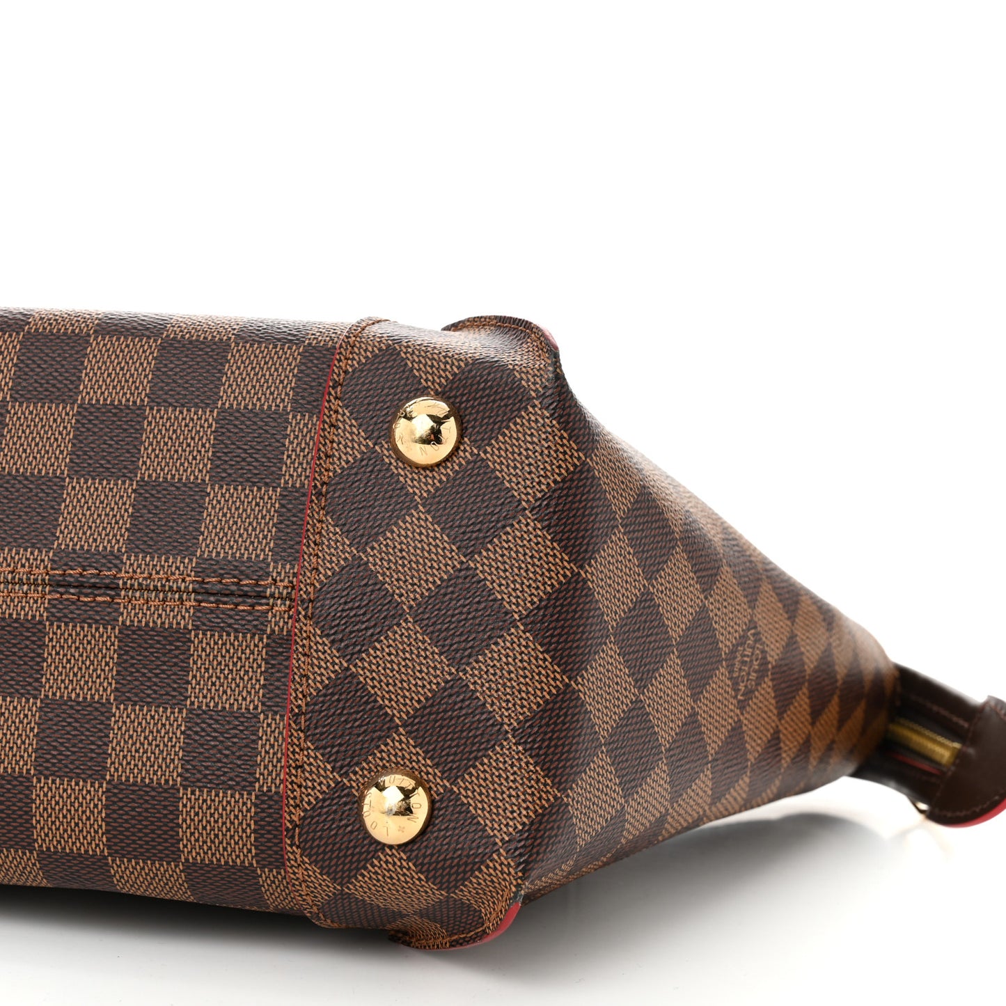 Damier Ebene Caissa Tote PM Cherry