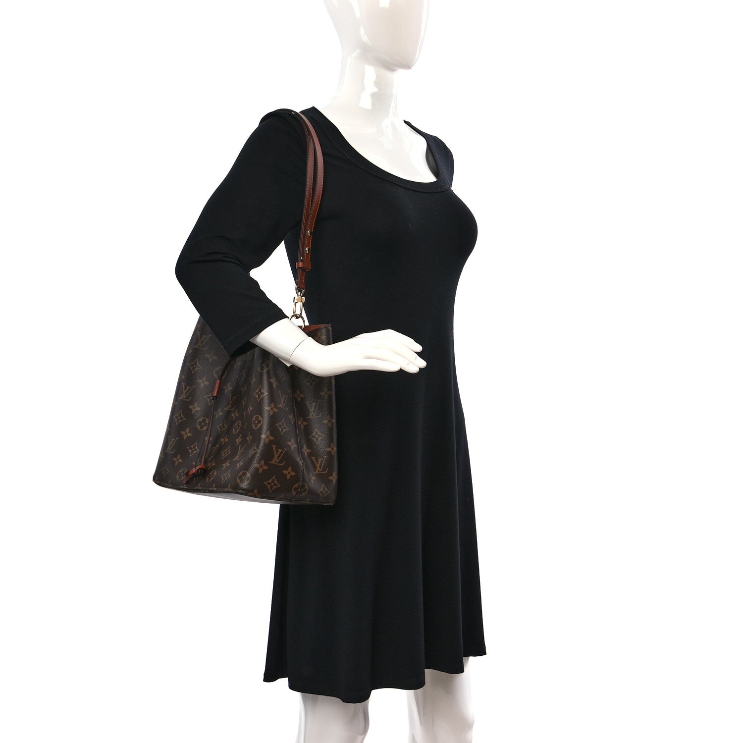 Louis Vuitton Monogram Neonoe MM Caramel 2 of 10