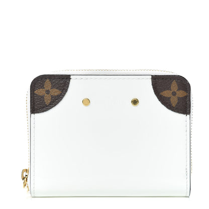 Louis Vuitton Patent Miroir Venice Zippy Coin Purse Snow 1 of 7