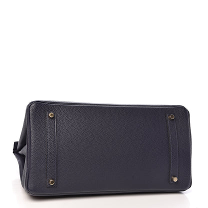 Hermes Togo Birkin 35 Bleu Nuit 5 of 34