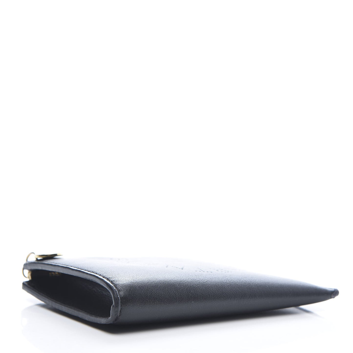 Eco Alter Nappa Perforated Small Key Pouch Black