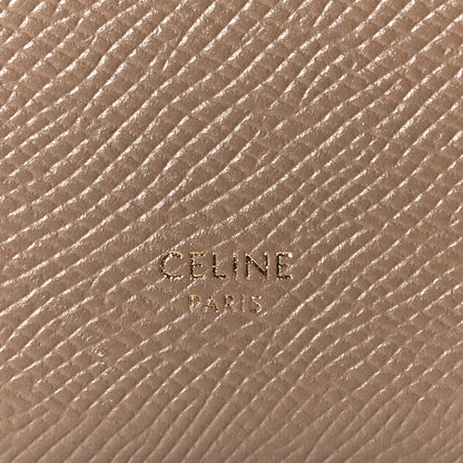 Celine Grained Calfskin Large Multifunction Strap Wallet Taupe 8 of 8