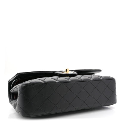 Chanel Lambskin Quilted Medium Double Flap Black 4 of 10