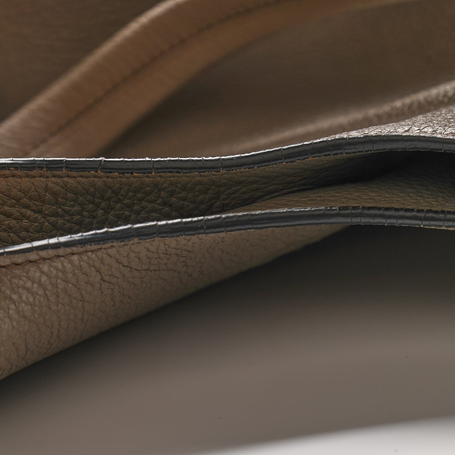Prada Vitello Phenix Logo Hobo Taupe 14 of 14
