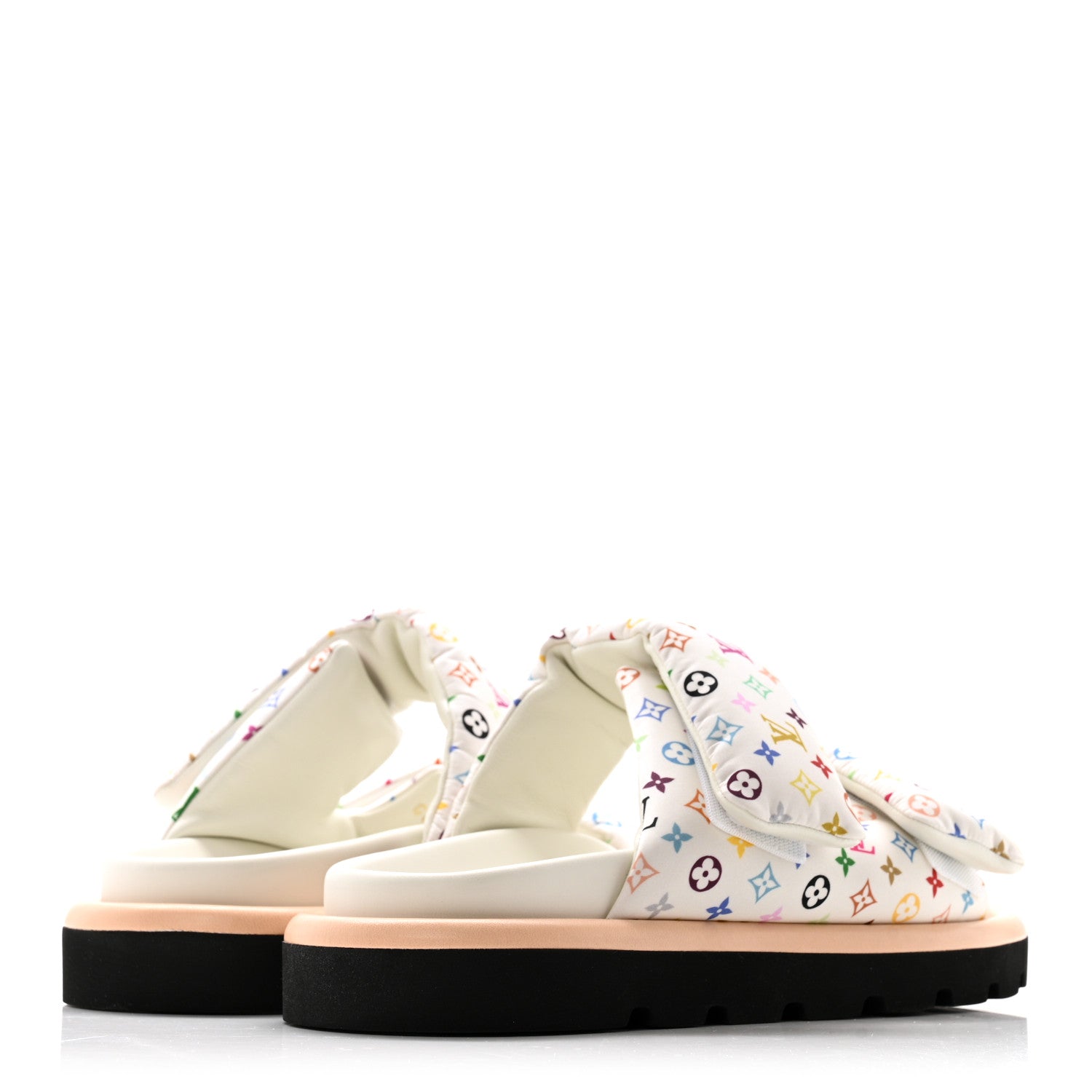 Louis Vuitton LV X TM Monogram Multicolor Pool Pillow Flat Comfort Mule 40 White 5 of 9