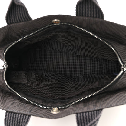 Hermes Canvas Herline PM Tote Grey 5 of 11