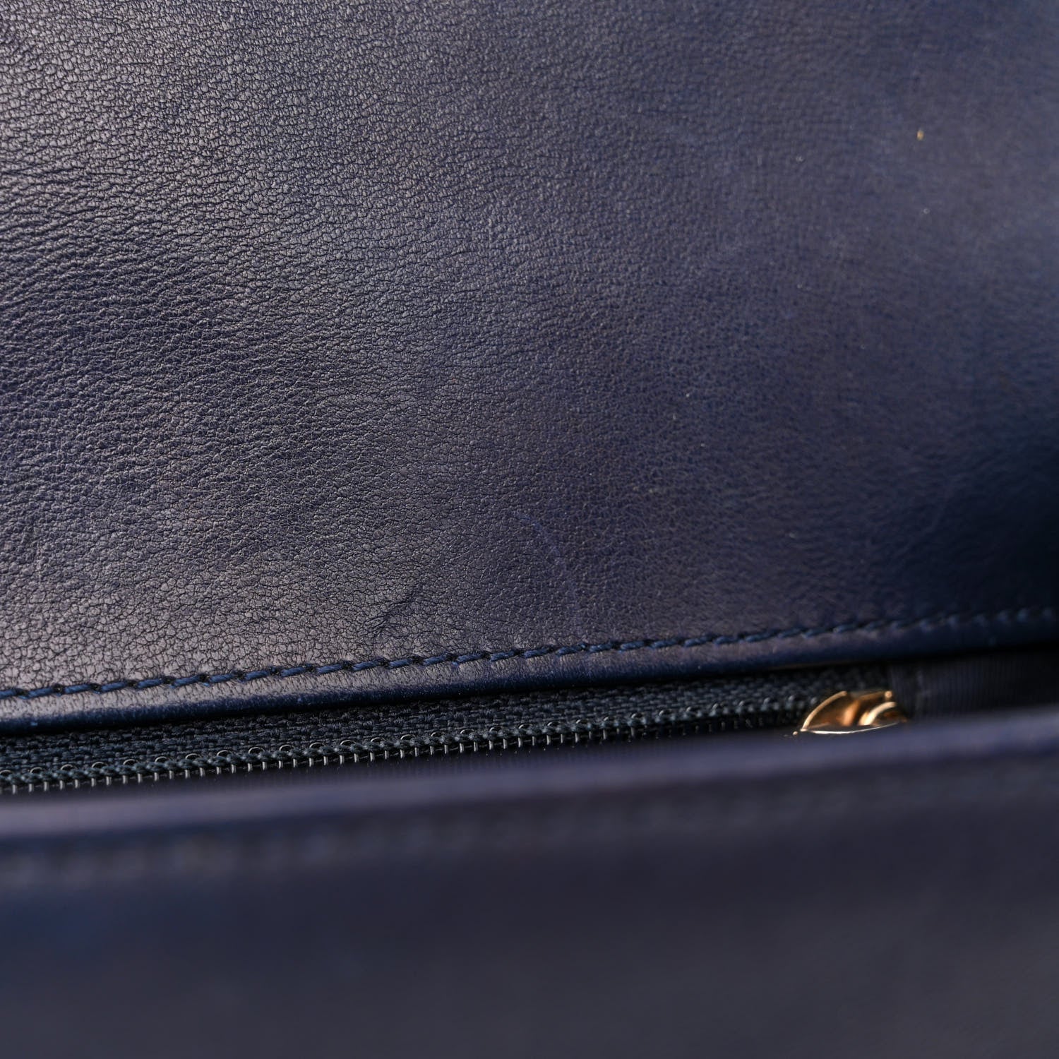 Chanel Lambskin Quilted New Medium Boy Flap Dark Blue 13 of 17