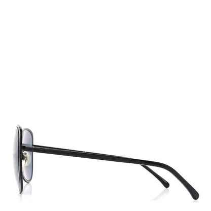 Chanel Pilot Summer Aviator Sunglasses 4223 Black 3 of 8