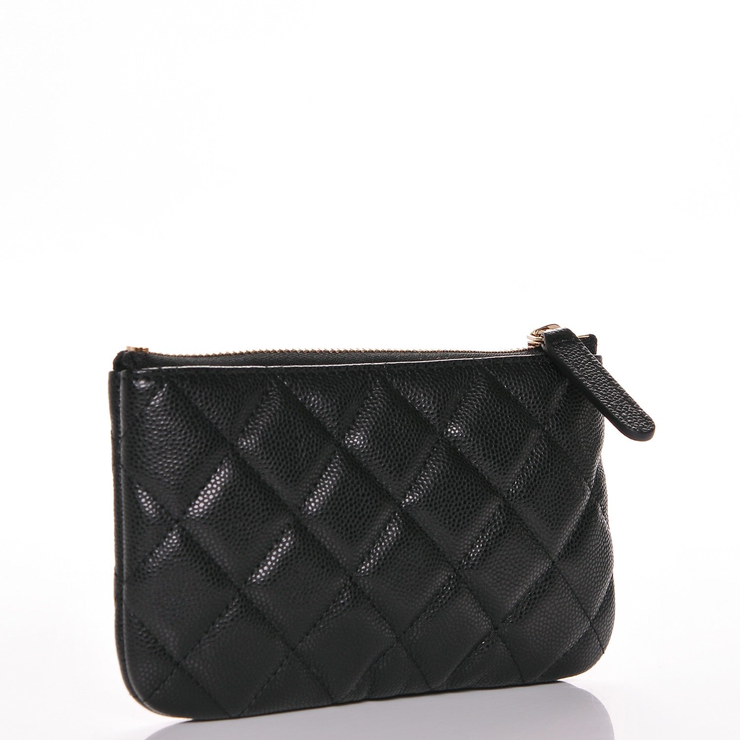 Chanel Caviar Quilted Small Cosmetic Case Black 3 of 7