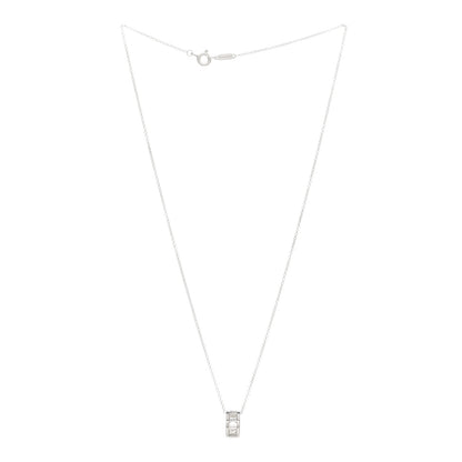 Tiffany Sterling Silver Atlas Open Pendant Necklace 2 of 4