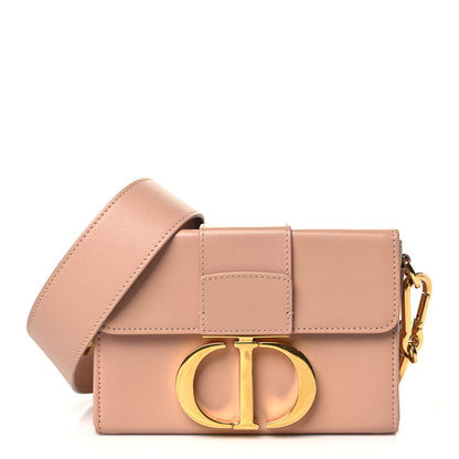 Christian Dior Smooth Calfskin Micro 30 Montaigne Flap Bag Pale Pink 1 of 10