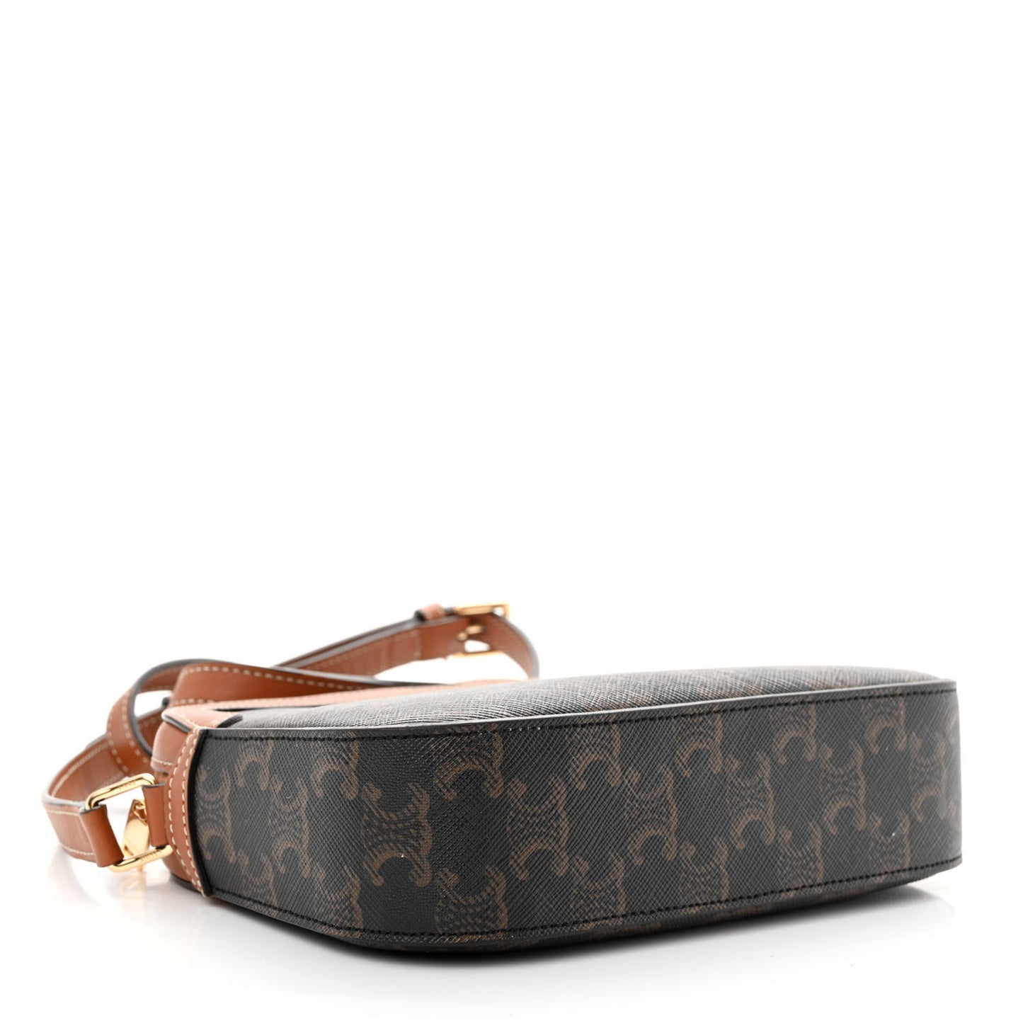 Triomphe Canvas Small Camera Bag Tan