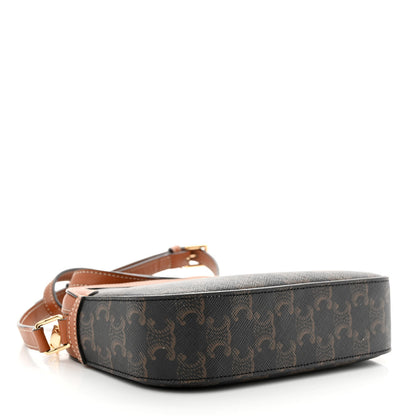 Celine Triomphe Canvas Small Camera Bag Tan 4 of 11