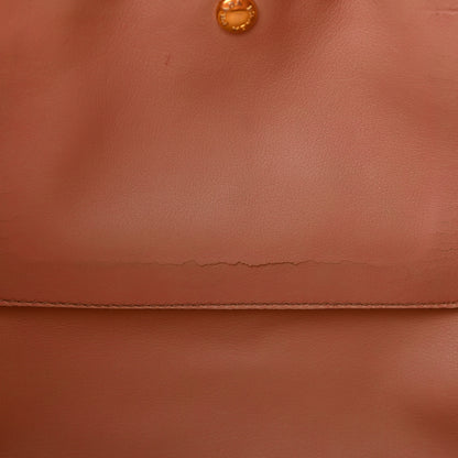 Prada Ostrich Double Zip Tote Papaya 15 of 18
