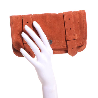 Proenza Schouler Suede PS1 Wallet Red Clay 2 of 10