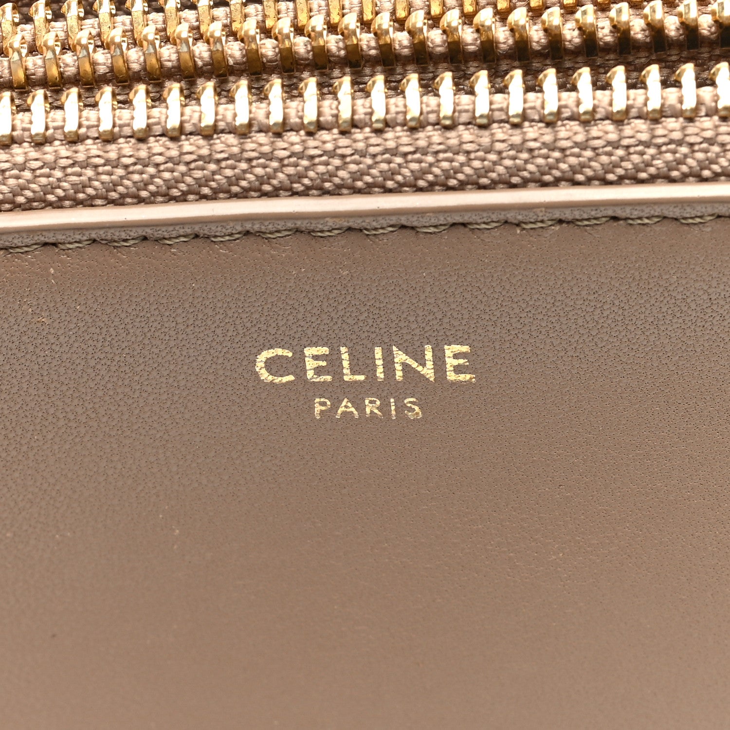 Celine Lambskin Small Trio Crossbody Bag Taupe 8 of 11