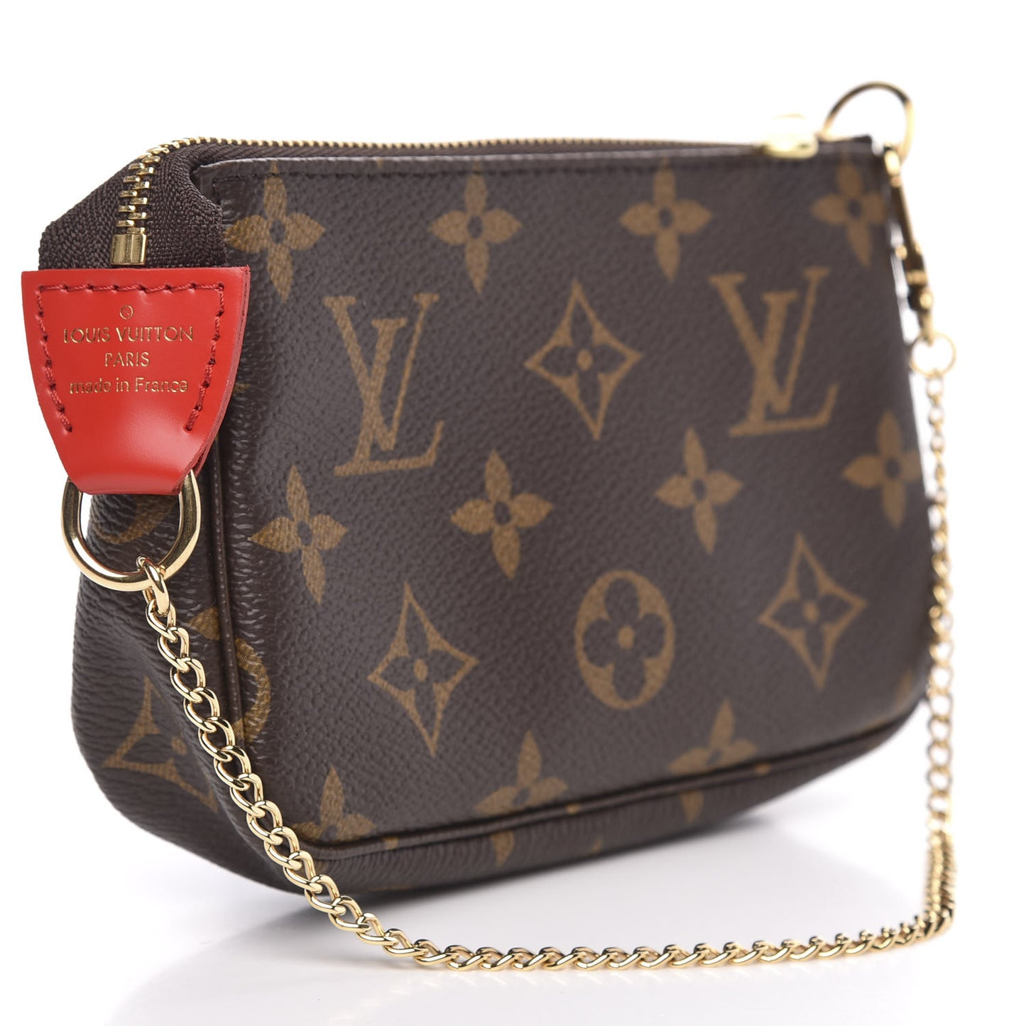 Monogram 2020 Christmas Animation Bumper Cars Mini Pochette Accessories Coquelicot