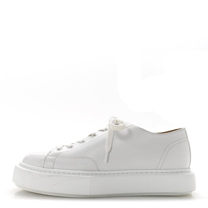 Hermes Calfskin Mens Haru Derby Sneakers 42 White 1 of 10
