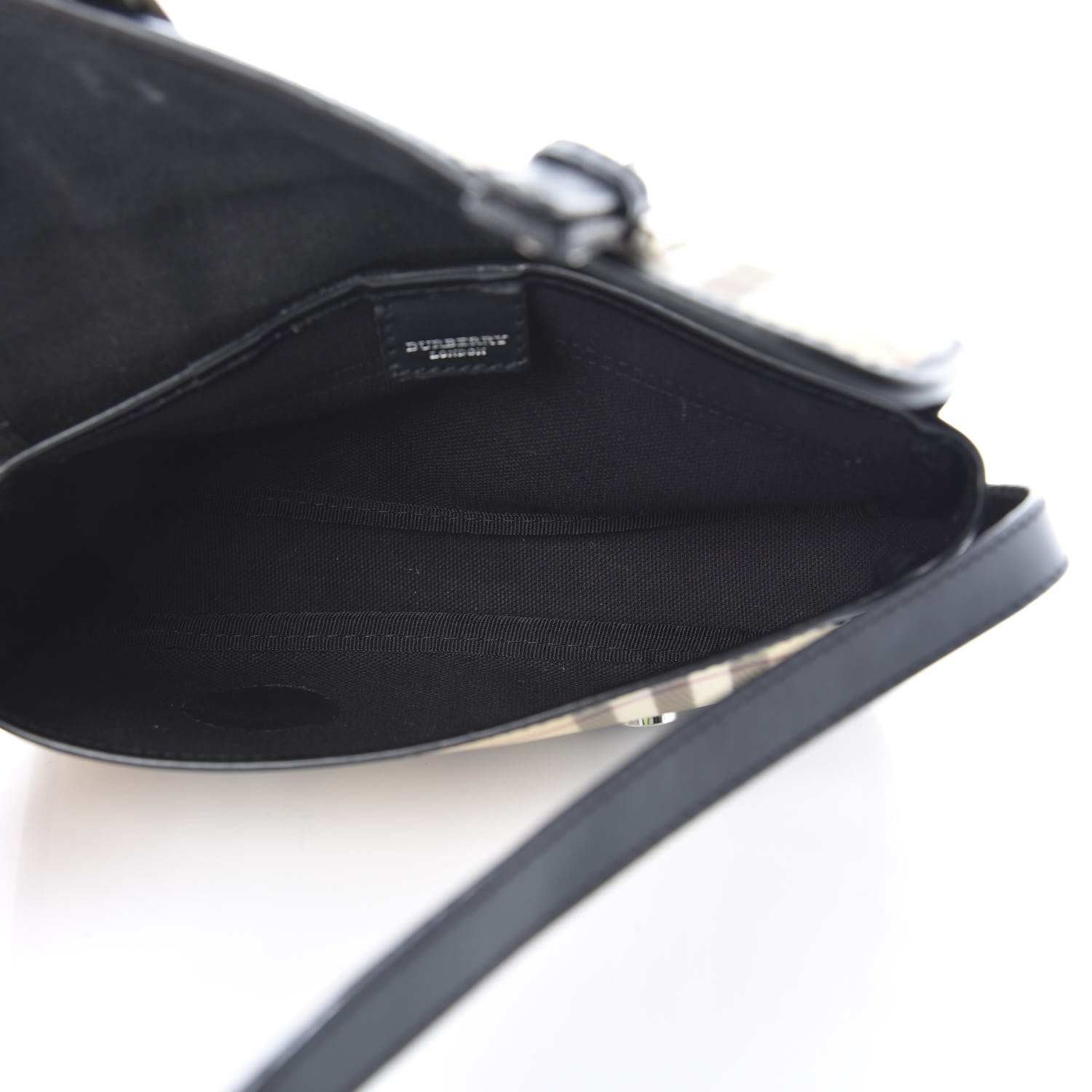 Burberry House Check Small Messenger Bag Black 5 of 14