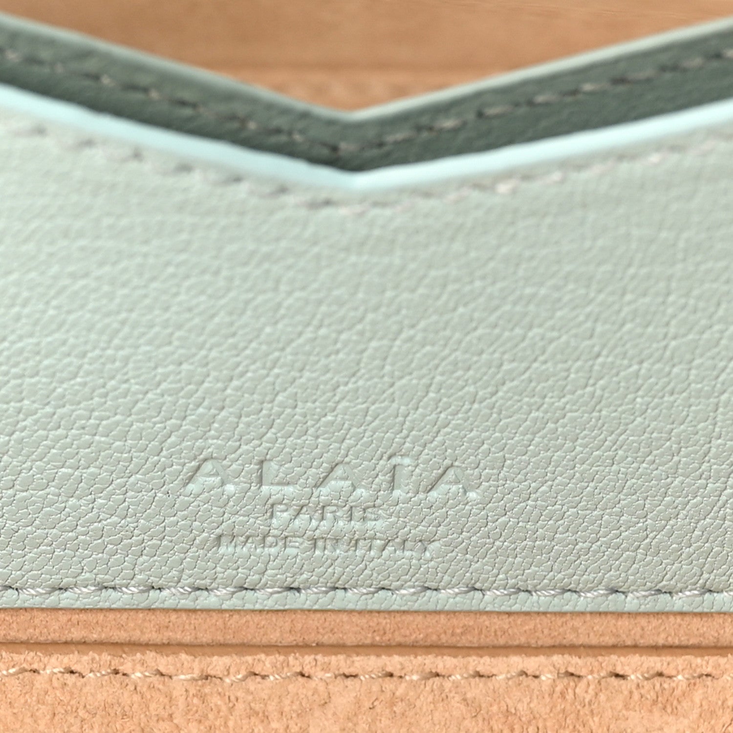 Alaia Goatskin Small Le Teckel Bag Lagon 7 of 10