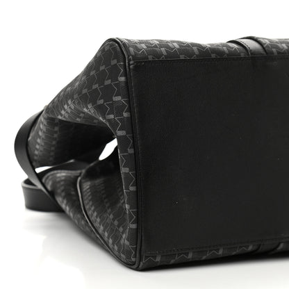 Moynat Calfskin Canvas 1920 Monogram Regate Tote Black 10 of 13