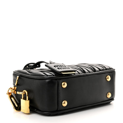 Miu Miu Nappa Matelasse Small Arcadie Black 4 of 10