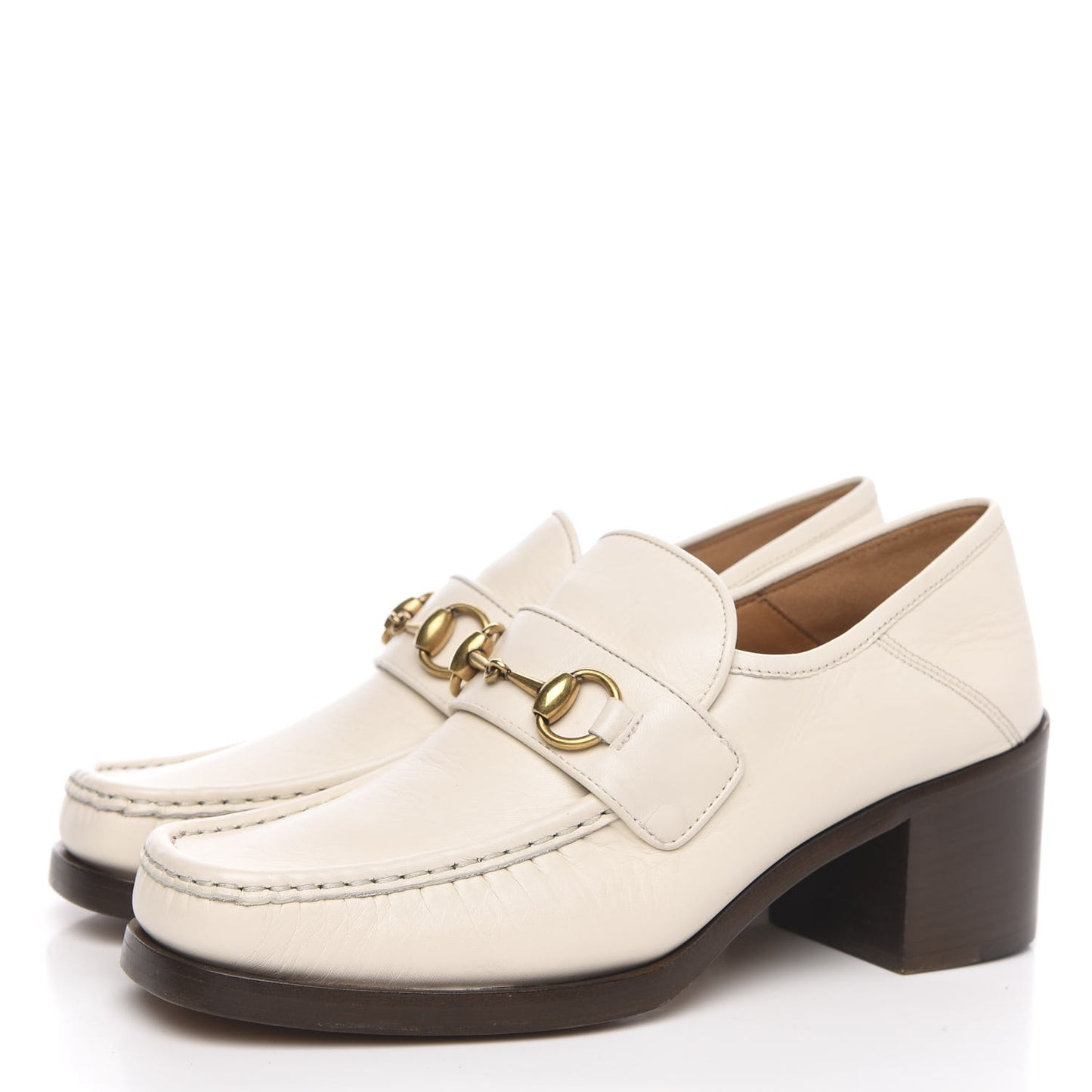 Malaga Kid Horsebit Loafer Pumps 39.5 White