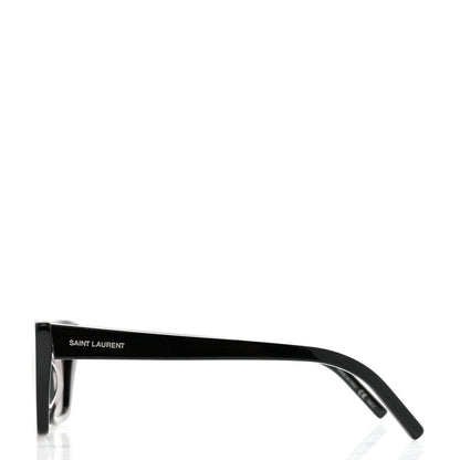 Saint Laurent Acetate Mica Cat Eye Sunglasses SL 276 Black 3 of 10
