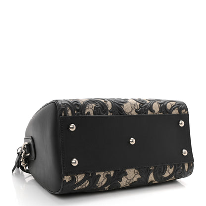 Gucci GG Supreme Monogram Arabesque Small Boston Black 7 of 15
