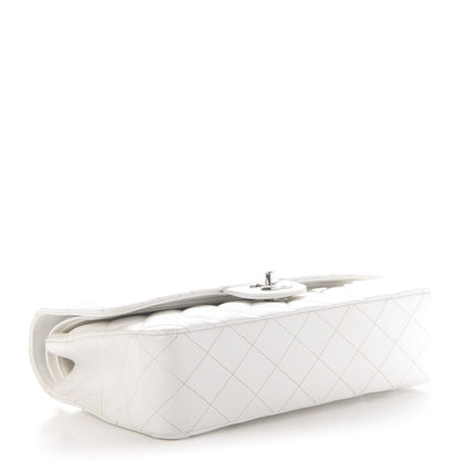 Chanel Caviar Quilted Medium Double Flap White 5 of 12