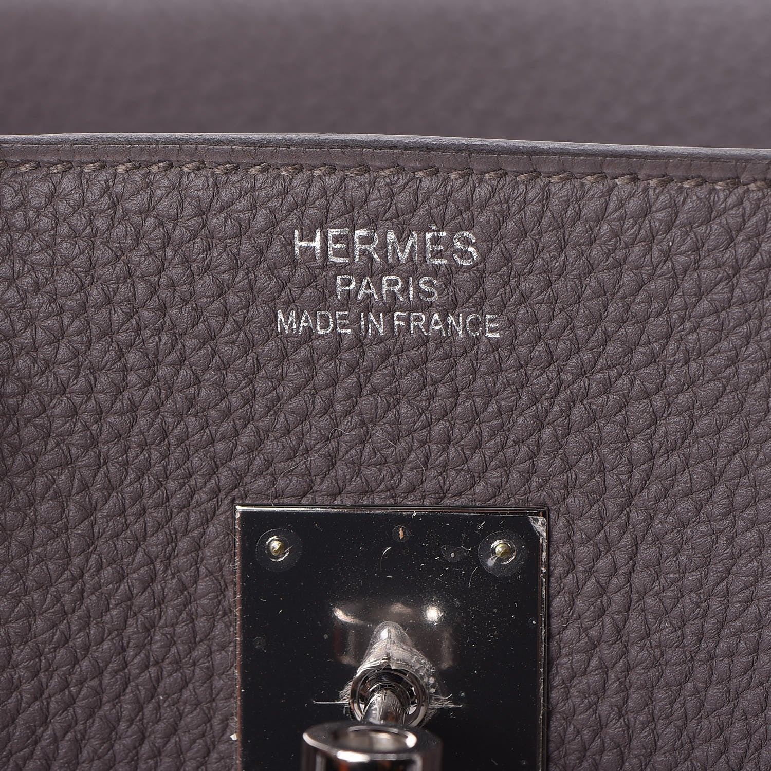 Hermes Togo Birkin 35 Etain 23 of 32