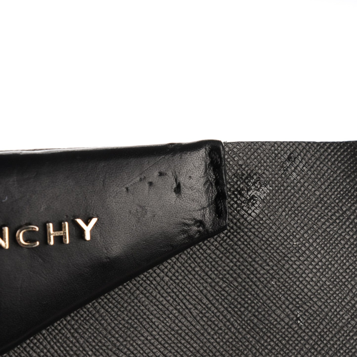 Textured Coated Canvas Rottweiler Pint Large Antigona Tote Black