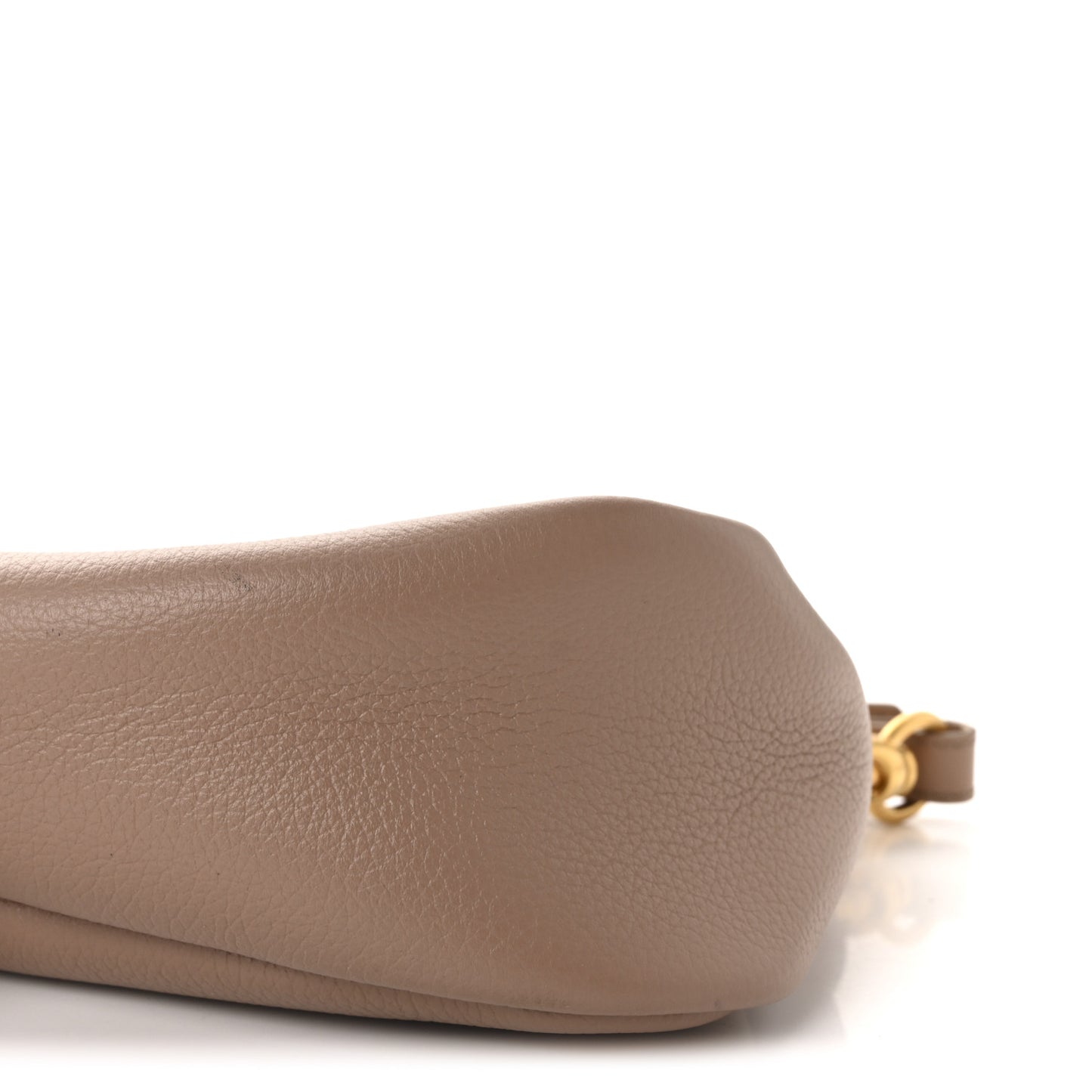 Shiny Grained Calfskin Small Marcie Clutch Anemone Pink