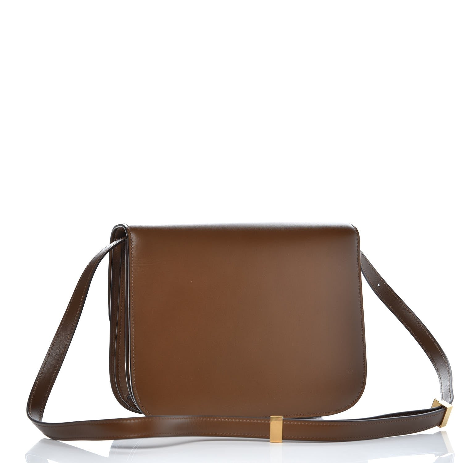 Celine Box Calfskin Medium Classic Box Flap Bag Camel 3 of 8