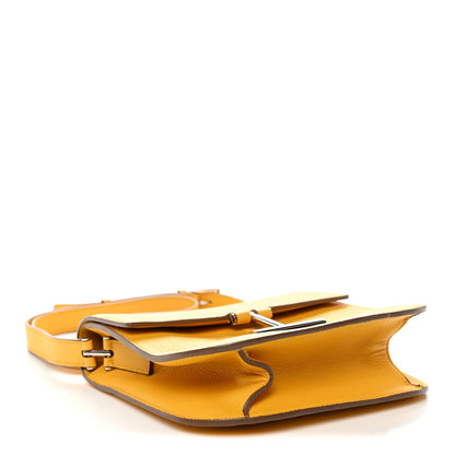 Tom Ford Grained Calfskin Mini T Clasp Tara Crossbody Bag Yellow 4 of 11