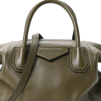 Givenchy Smooth Calfskin Small Soft Antigona Dark Khaki 7 of 9