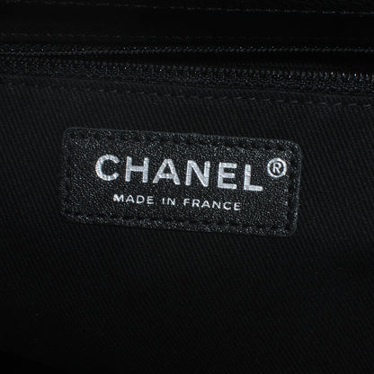 Chanel Caviar Quilted CC Large Clutch Black 6 of 7