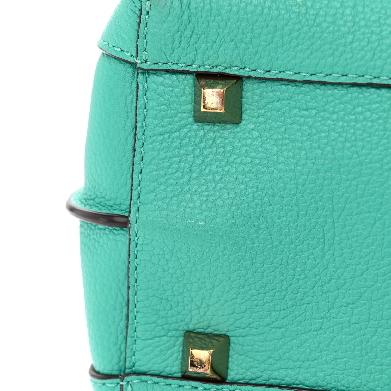 MCM Grained Calfskin Medium Milla Hobo Oasis Green 14 of 17