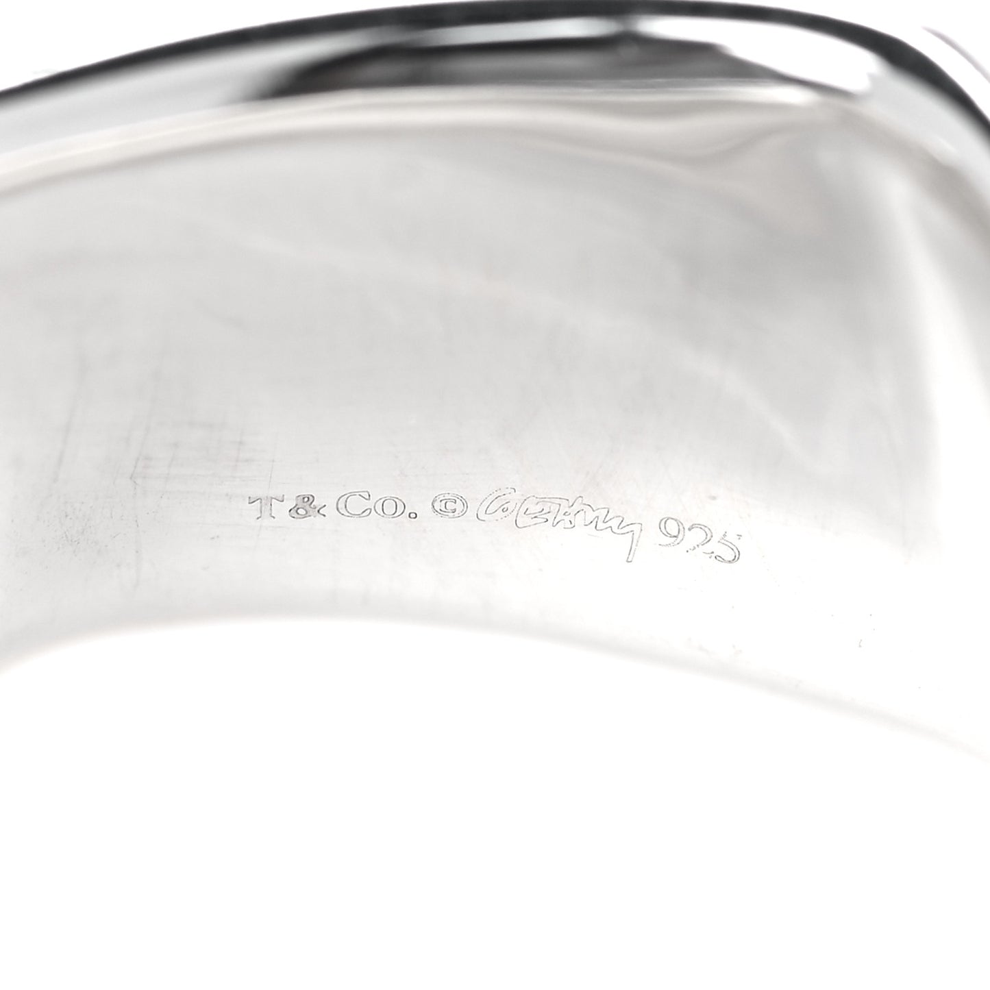 Sterling Silver Frank Gehry Torque Wide Band Ring 53 6.25
