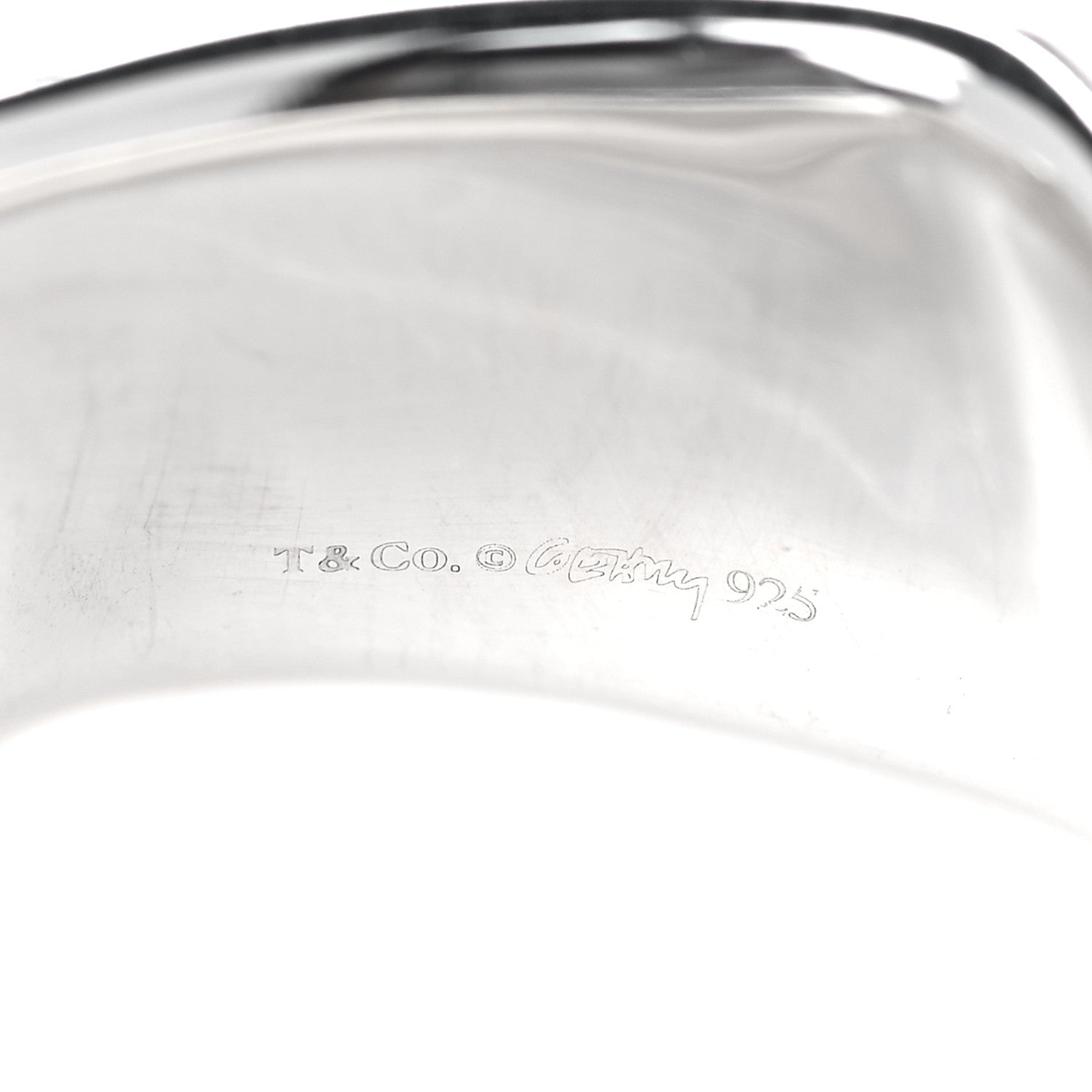 Tiffany Sterling Silver Frank Gehry Torque Wide Band Ring 53 6.25 5 of 6