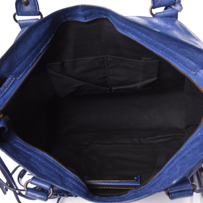 Balenciaga Agneau Classic Hardware City Bleut Bleu Glacier 5 of 16