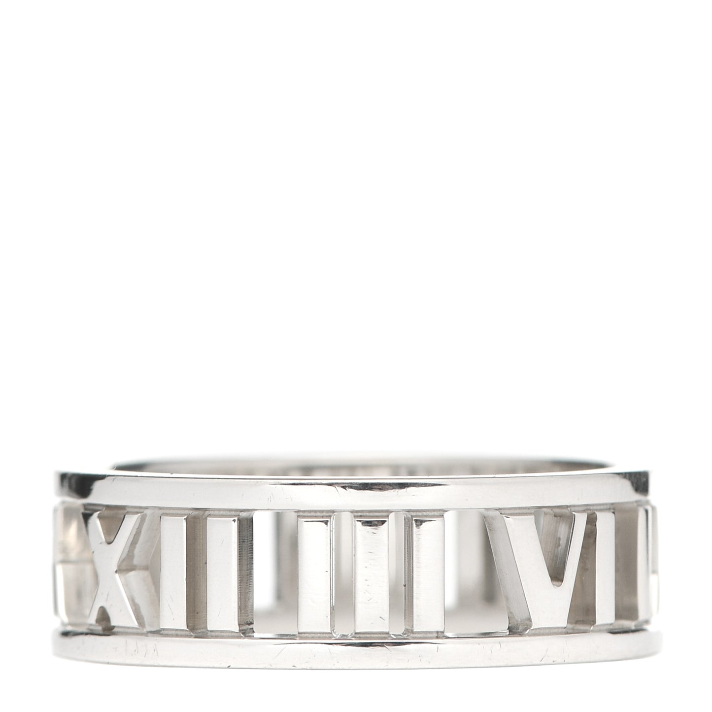 Sterling Silver Wide Atlas Open Ring 58 8.25