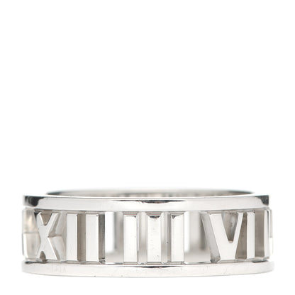Tiffany Sterling Silver Wide Atlas Open Ring 58 8.25 3 of 5
