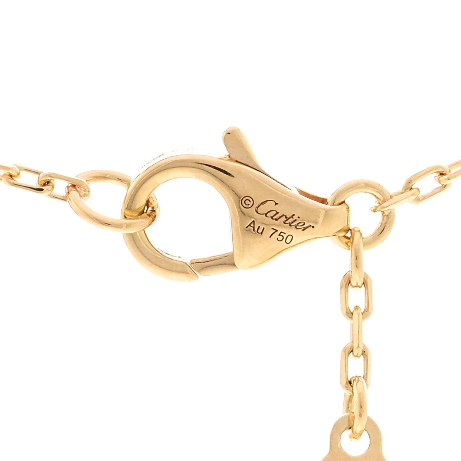 Cartier 18K Yellow Gold Chain Necklace 4 of 5