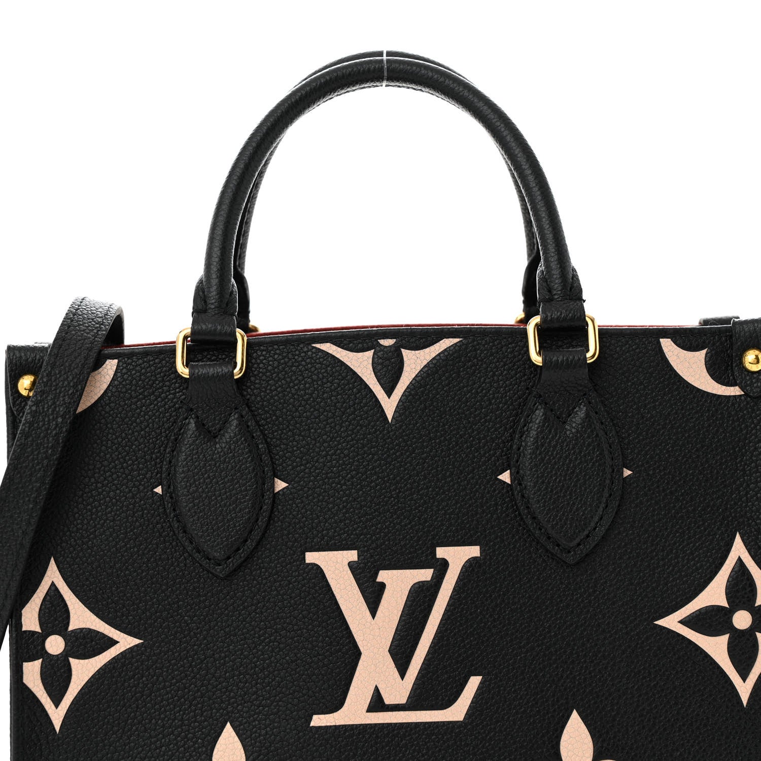 Louis Vuitton Empreinte Monogram Giant Onthego PM Black Beige 8 of 11