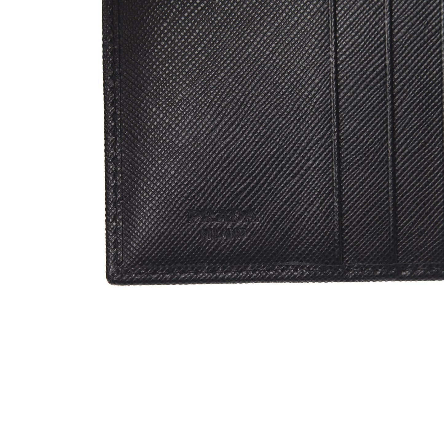 Saffiano Bi-Fold Wallet Black